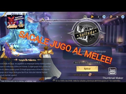 CÓMO APROVECHAR A FULL EL MELEE! SAINT SEIYA AWAKENING.