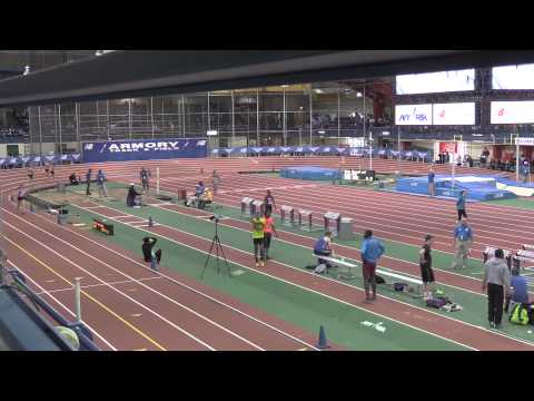 Girls 1600m Sprint Medley EE Section 1 - New Balance Nationals Indoor 2014