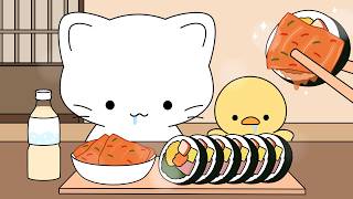 Download lagu Homemade kimchi and Kimbap Mukbang | ASMR Animation mp3 Download lagu Homemade kimchi and Kimbap Mukbang | ASMR Animation mp3