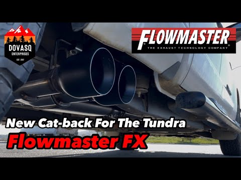 Toyota Tundra Flowmaster FX Cat-Back Exhaust Review!