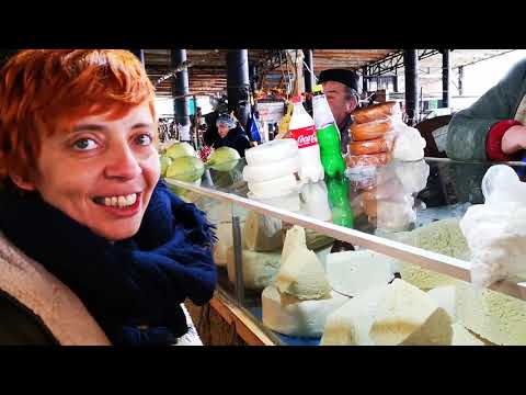 Savor QuickBites: Food market in Telavi, Georgia