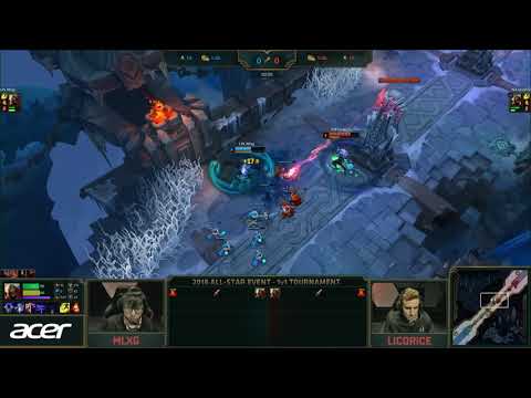 MLXG vs Licorice 1v1 Highlights | All-Star 2018 Day 2 Round 2 | LPL vs NA