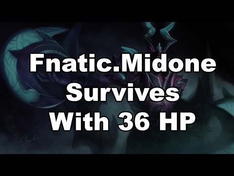 [Highlight] Fnatic.Midone Survives with 36 HP!