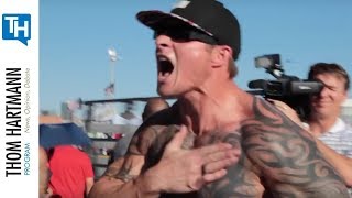 Trump Supporter Defends President by Screaming Racism At an American