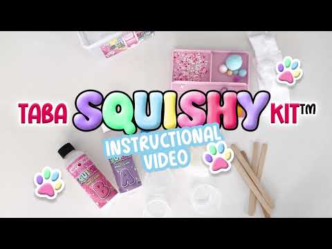 How to make Taba Squishy - DIY Taba Squishy Toy Tutorial: Make Your Own Cat Paw Print Squishy Toy
