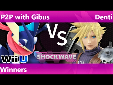 SW 115 - P2P with Gibus (Greninja) vs TLOC | Denti (Cloud, Luigi) Winners - Smash 4
