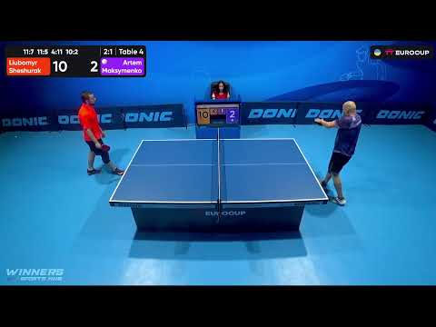 18:50 Liubomyr Sheshurak - Artem Maksymenko 13.07.2023 TT Euro.Cup Ukraine Star. Table 4