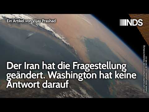 Der Iran hat die Fragestellung geändert. Washington hat keine Antwort darauf | Vijay Prashad | NDS Video-Thumbnail von YouTube