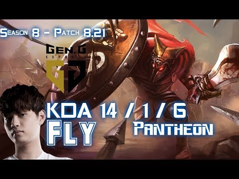 GEN Fly PANTHEON vs LEBLANC Mid - Patch 8.21 KR Ranked