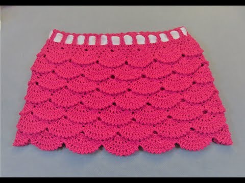 Cum crosetam fustita Maria -  PARTEA I / Tutorial pas cu pas (subtitle English symbols )