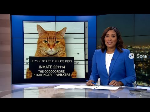 Sora 2 Cat Epic Police Chase Over a Stolen Fish (Funny Sora 2 Video)