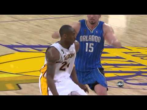 06 07 2009   NBA Finals Game 2   Magic vs  Lakers   Kobe To Pau For And 1