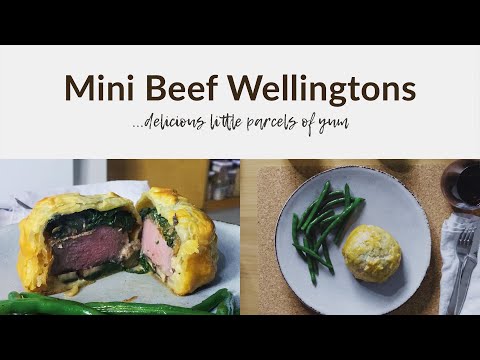 We Made Mini Beef Wellington | 6 Of Them and With Loved Ones | Reveal Shared Through Virtual Dinner