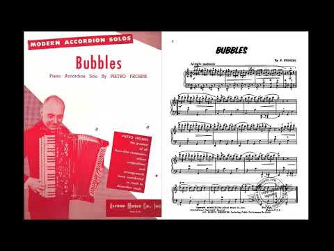 BUBBLES, Pietro Frosini v.1934-1935