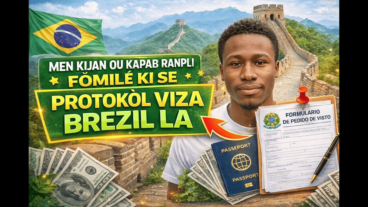 Comment remplir le formulaire de protocole de visa pour le Brésil