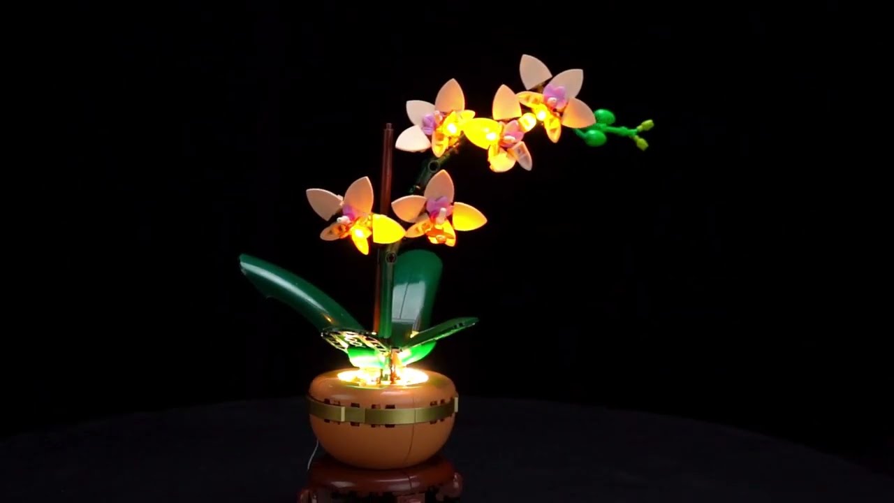 BrickBling LED-Licht-Set für LEGO® Mini-Orchidee (10343)