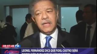 Leonel Fernández dice que Fidel Castro será inspiración para nuevas generaciones
