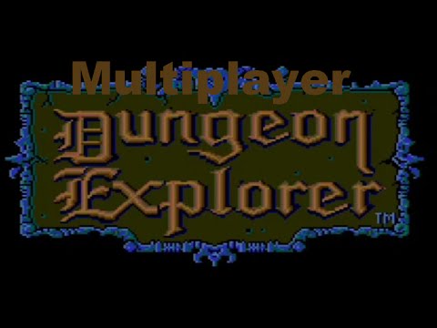 Classic TurboGrafx-16 Game Dungeon Explorer Multiplayer Co-Op on PS3 in HD 720p