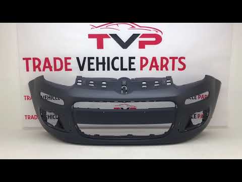 Fits Fiat Panda 2012- Front Bumper Primed Not 4X4 Models  video