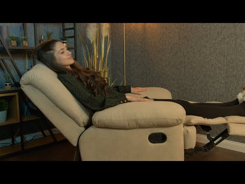 Manuális fekvőfotel, relax fotelágy bézs PU (JNF-MANUAL-BEIGE) JN-R8053A51 - Videó