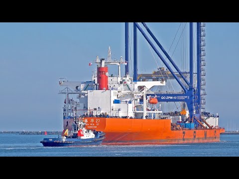 4K SHIPSPOTTING PORT OF ROTTERDAM APRIL 2025
