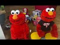 Sesame Street Tickliest Tickle Me Elmo Laughing Talking Plush Toy Drummer Singer Elmo