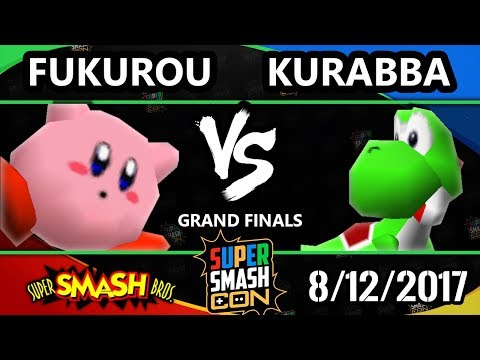 Smash Con 2017 Smash 64 - Kurabba (Yoshi) Vs. Fukurou (Kirby) Super Smash Bros. GF