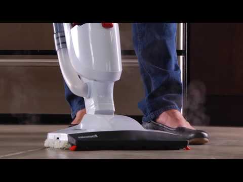 Garinis įrenginys su siurbimo funkcija Bissell Vac &amp; Steam 1977N video