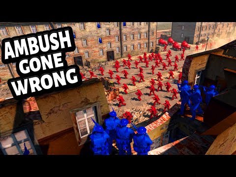 Roadside AMBUSH Gone Wrong ! Blue Army Men Last stand - AMOW