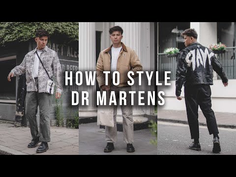 How To Style Dr Martens 1461 | Mens Fashion Lookbook