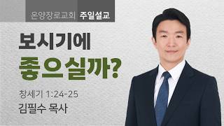 보시기에 좋으실까?