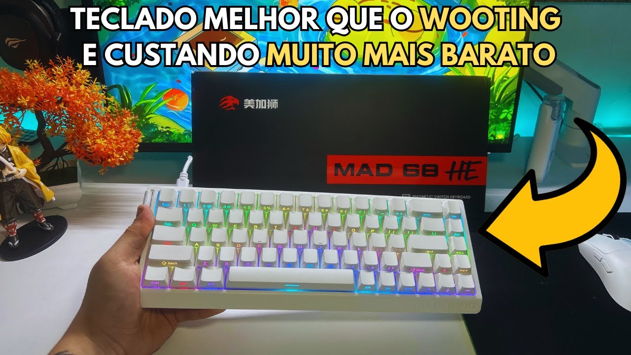 O MELHOR E MAIS BARATO TECLADO MAGNÉTICO MADLIONS MAD68 HE