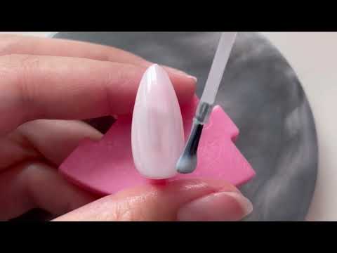 Milky White (A61) Gel Nail Polish Colour Swatch // Cyan Polish
