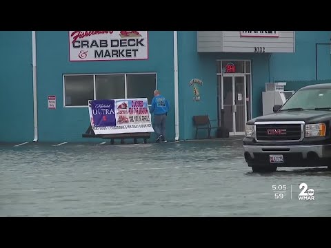 Eastern Shore buffeted by Friday's storm