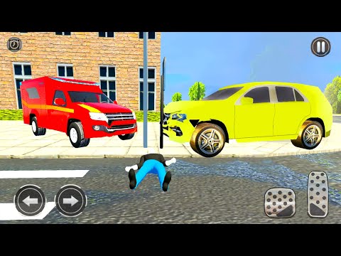 Ambulance Doctor-Driver Simulator 2023 #16  - City Rescue Van - Android Gameplay