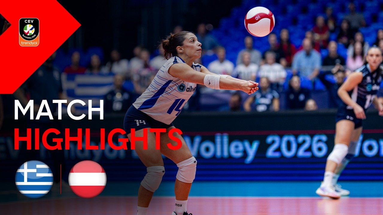 Highlights | GREECE vs. AUSTRIA | CEV Trendyol Eurovolley 2026 | Women
