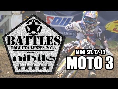BATTLE: Mini Senior (12-14) / Moto 3 - Loretta Lynn's