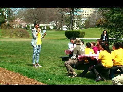 White House Kitchen Garden Planting Spring 2013