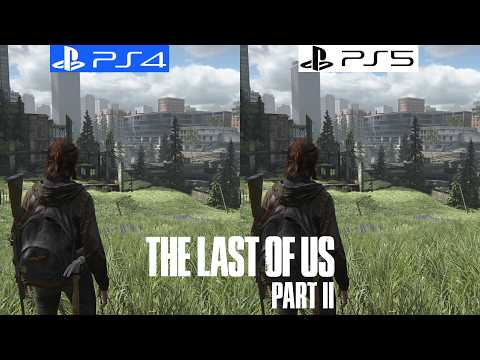 The Last of Us Part II PS4 vs PS5 Remastered - Graphics Comparison - Framerate - 4K - Loading Times