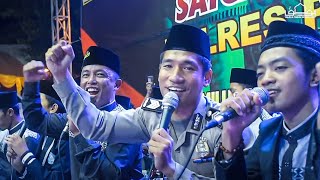 Download lagu Lucu !!! Sholawatan bareng Polisi Kalahkan Ahmad Tumbuk  Majelis Attaufiq 'assubhu bada' Keren Merdu mp3