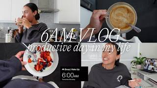 VLOG: my 6am morning routine before work ⏰✅  + productive day in my life