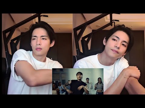 BTS Taehyung Reacting to Jungkook's "3D" MV