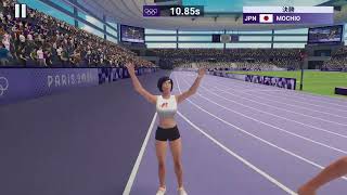 オリンピックGOパリ　１００ｍ競走