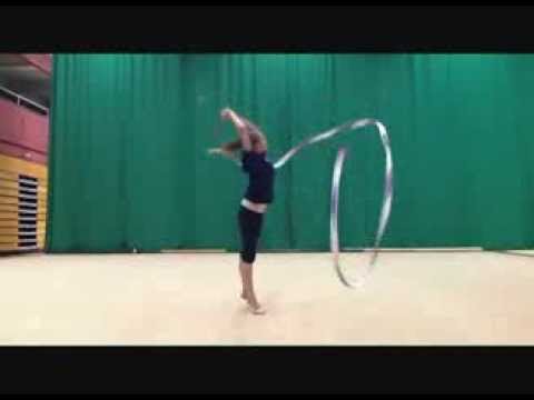 Frankie Jones Ribbon Routine Element 7: Fouette Pivot