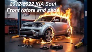 2012-2022 KIA SOUL 10 min brake job!