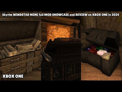 Skyrim WINDSTAD MINE full MOD SHOWCASE and REVIEW on XBOX ONE in 2024