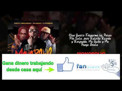 Secreto El Famoso Biberon X MC Albertico X El Experimentó - Monopolio (Video Lyric)