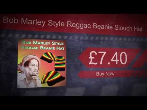 Bob Marley Style Reggae Beanie Slouch Hat