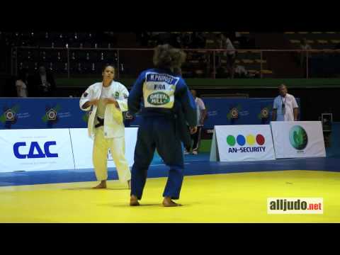 World Cup Rome 2012 : Pruvost M. (FRA) - Campos de Moraes (BRA) - IPPON - morote-seoi-nage -63 kg