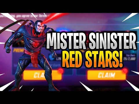 10x Mister SInister Red Star Orb Opening! - MARVEL Strike Force - MSF